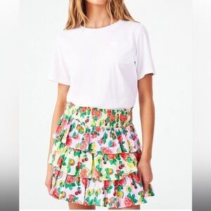 Roller Rabbit Floral Mini Skirt - Multicolor